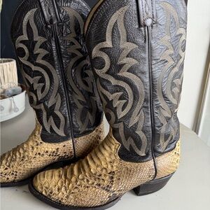 Snake Skin Tony Lama Boots